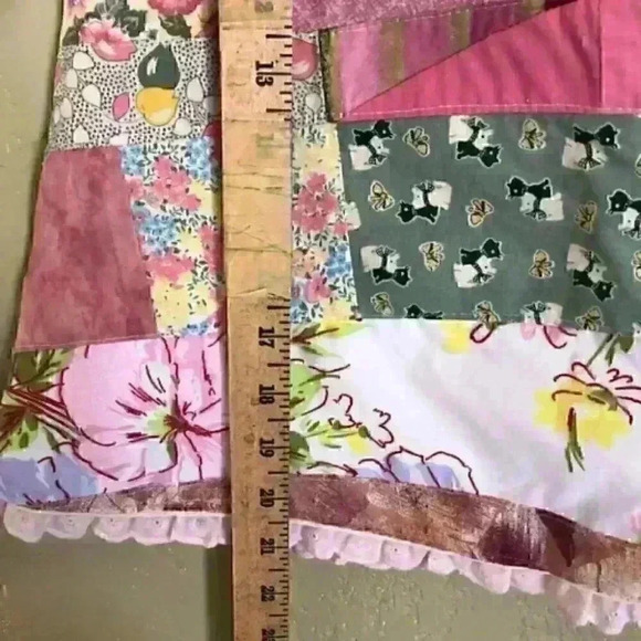 Patchwork a-line pinafore dress girl 4-5 - Picture 3 of 6